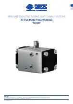 Предварительный просмотр 1 страницы omal automation DA08 Installation, Use And Maintenance Manual