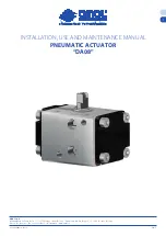 Предварительный просмотр 14 страницы omal automation DA08 Installation, Use And Maintenance Manual