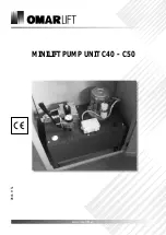 OmarLift C40 Operating Instructions Manual предпросмотр