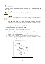 Preview for 42 page of Omarv Torino 160 Use And Maintenance Manual