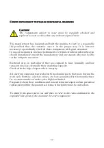 Preview for 52 page of Omarv Torino 160 Use And Maintenance Manual