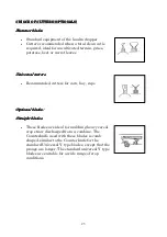 Preview for 23 page of Omarv TSR MEGA 320 Use And Maintenance Manual