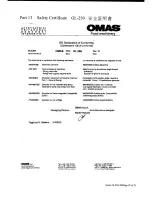 Preview for 20 page of OMAS GL-250 Instructions For Use Manual