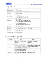 Preview for 7 page of Omax M517 User Manual