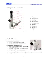 Предварительный просмотр 4 страницы Omax M51B User Manual