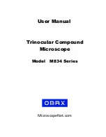 Preview for 1 page of Omax M824 Series User Manual