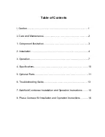 Preview for 2 page of Omax M824 Series User Manual