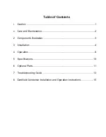 Preview for 2 page of Omax M827TL Series User Manual