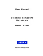 Omax M828S User Manual preview