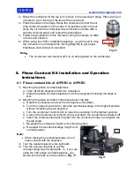 Preview for 18 page of Omax M834 Series User Manual