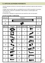 Предварительный просмотр 29 страницы Ombréa 15-712607 Instruction Manual