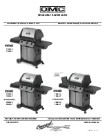 OMC BROIL-MATE 1165-54 Assembly Manual & Parts List предпросмотр