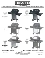 OMC Broil-Mate 1386-4 Assembly Manual And Parts List preview