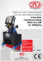 OMCA 900BigPlus Use And Maintenance Manual preview