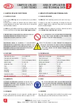 Preview for 4 page of OMCA 930 Use And Maintenance Manual