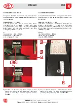 Preview for 18 page of OMCA 930 Use And Maintenance Manual