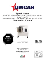 Preview for 1 page of Omcan 0020-FT Instruction Manual