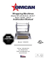 Omcan 0533-T Instruction Manual preview