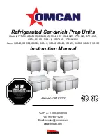 Omcan 0920-HC Instruction Manual preview