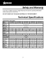 Preview for 7 page of Omcan 0920-HC Instruction Manual