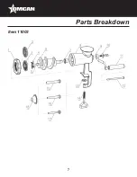 Preview for 7 page of Omcan 11003 Instruction Manual