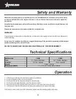 Предварительный просмотр 5 страницы Omcan 11426 Instruction Manual