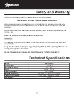 Предварительный просмотр 5 страницы Omcan 13229 Instruction Manual