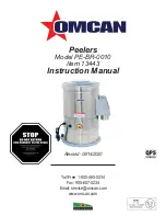 Omcan 13443 Instruction Manual preview