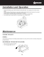 Предварительный просмотр 12 страницы Omcan 13647 Instruction Manual