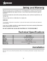 Предварительный просмотр 5 страницы Omcan 14426 Instruction Manual