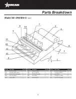 Предварительный просмотр 7 страницы Omcan 14426 Instruction Manual