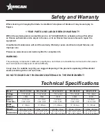 Preview for 5 page of Omcan 19067 Instruction Manual