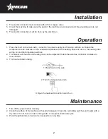 Preview for 7 page of Omcan 19152 Instruction Manual