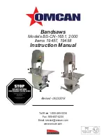 Omcan 19457 Instruction Manual preview