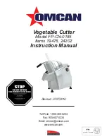 Omcan 19476 Instruction Manual preview