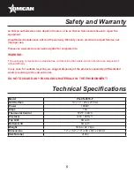 Предварительный просмотр 5 страницы Omcan 21464 Instruction Manual