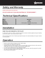 Preview for 6 page of Omcan 21622 Instruction Manual