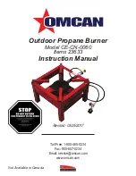 Preview for 1 page of Omcan 23633 Instruction Manual