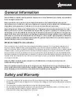 Preview for 4 page of Omcan 26086 Instruction Manual