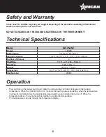 Preview for 6 page of Omcan 26086 Instruction Manual