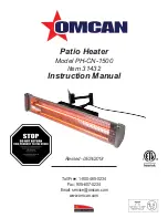Omcan 31432 Instruction Manual preview