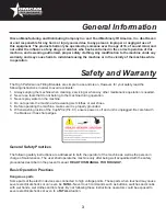 Preview for 3 page of Omcan 31502 Instruction Manual