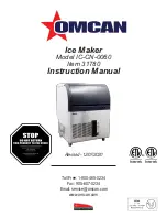 Preview for 1 page of Omcan 31780 Instruction Manual