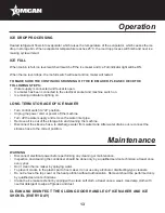 Предварительный просмотр 13 страницы Omcan 31780 Instruction Manual