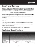 Предварительный просмотр 6 страницы Omcan 37450 Instruction Manual