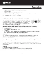 Предварительный просмотр 9 страницы Omcan 37450 Instruction Manual