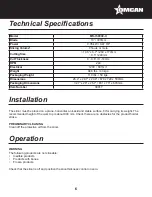 Предварительный просмотр 6 страницы Omcan 38917 Instruction Manual