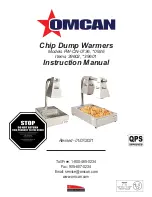 Omcan 39601 Instruction Manual preview
