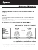 Preview for 5 page of Omcan 39601 Instruction Manual