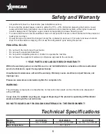 Предварительный просмотр 5 страницы Omcan 39677 Instruction Manual